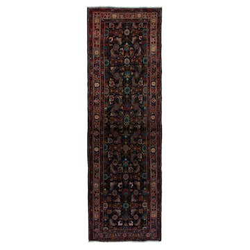 Persisk Matta Arkiio Mörkblå/Röd 99x328