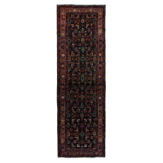 Persisk Matta Arkiio Mörkblå/Röd 99x328