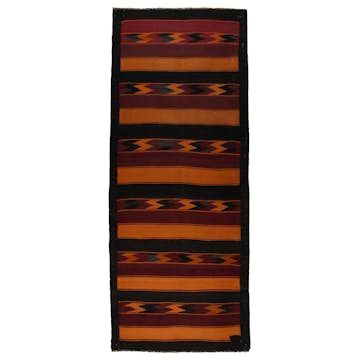 Handvävd Matta Arkiio Afghan Kelim Flerfärgad 130x334