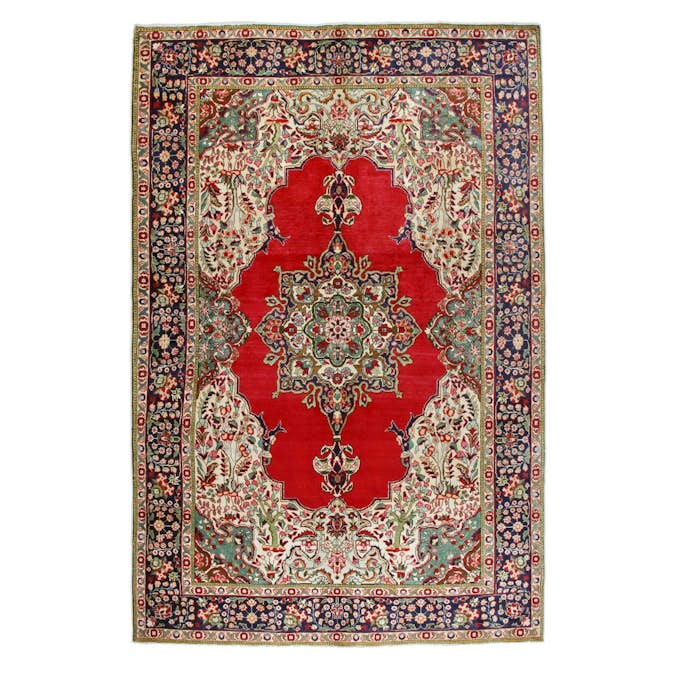 Persisk Matta Arkiio Tabriz Patina 198x300
