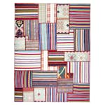 Persisk Patchworkmatta Arkiio Kelim Flerfärgad 157x206