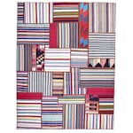 Persisk Patchworkmatta Arkiio Kelim Flerfärgad 157x205