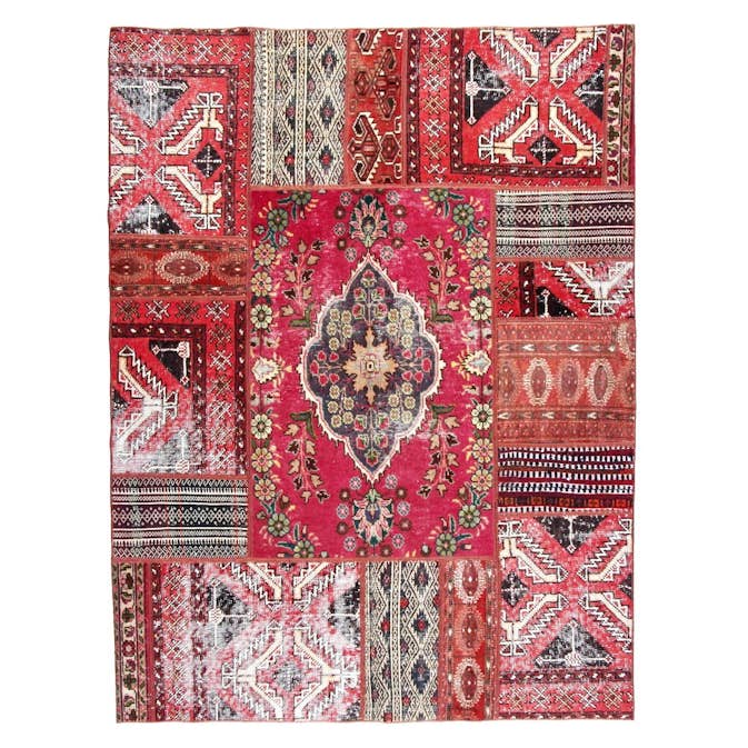 Persisk Patchworkmatta Arkiio Kelim 154x205