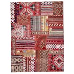 Persisk Patchworkmatta Arkiio Kelim Flerfärgad 148x200