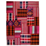 Persisk Patchworkmatta Arkiio Kelim Flerfärgad 153x207