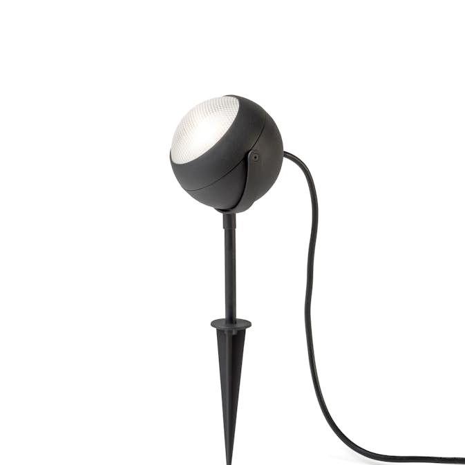 Trädgårdsspot Gnosjö Konstsmide Lecce 230V 4W High Power LED Svart