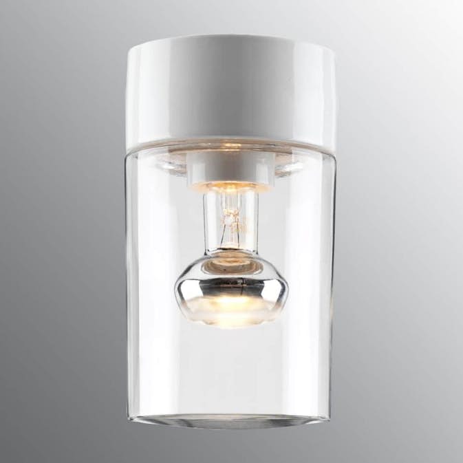 Vägg-/Taklampa Ifö Electric Opus 120 Klar Vit E27