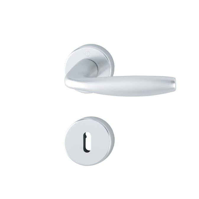 Innerdörrstrycke Hoppe New York F1 med Nyckelskylt