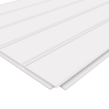 Panelskiva Moelven Regina Tak Pärlspont Dekor Vit S 0500-N 4 st/frp