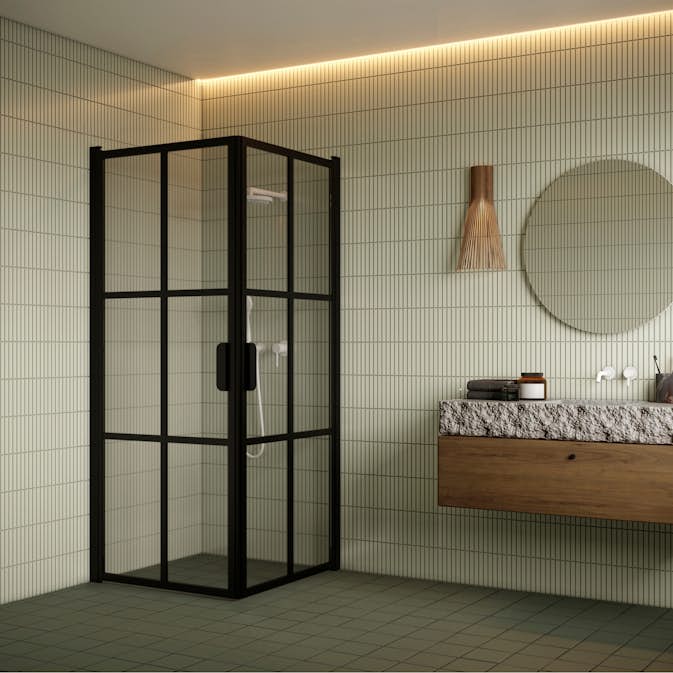 Duschhörn Hietakari Bläk 767 Paris Vändbara Dörrar