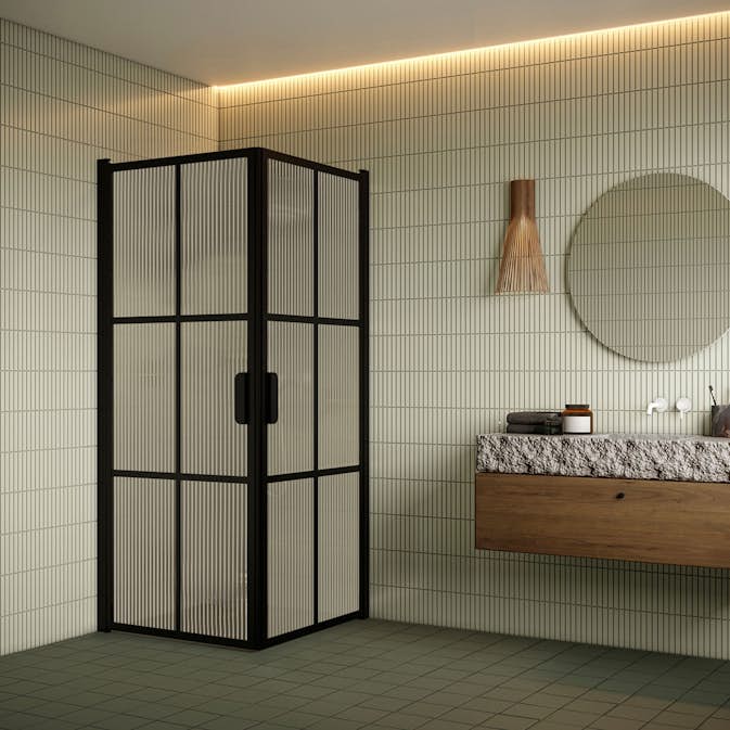 Duschhörn Hietakari Bläk 767 Paris Vändbara Dörrar