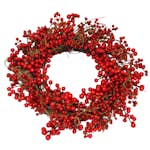 Krans Nordic Winter med Röda Bär