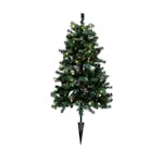 Plastgran Nordic Winter Aske Utomhus med Spett LED