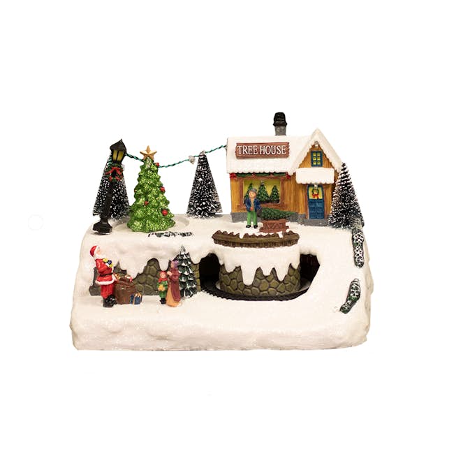 Julby Nordic Winter Treehouse Town