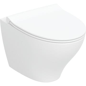 Vägghängd Toalettstol Ifö Spira Modern Rimfree