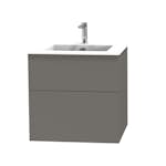 Tvättställsskåp Miller Badrum City 60 för Heltäckande Tvättställ