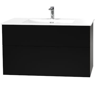 Tvättställsskåp Miller Badrum City 100 för Heltäckande Tvättställ