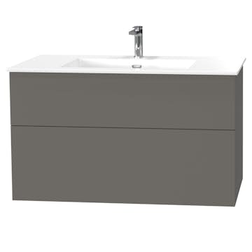 Tvättställsskåp Miller Badrum City 100 för Heltäckande Tvättställ