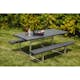 Picknickbord Hortus Nonwood Antracit Galvaniserad Ram Hel