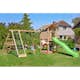 Lektorn Jungle Gym Mansion 2.1 Klättermodul Grön Rutschkana & Sand