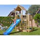 Lektorn Jungle Gym Mansion 2.1 Blå Rutschkana & Sand
