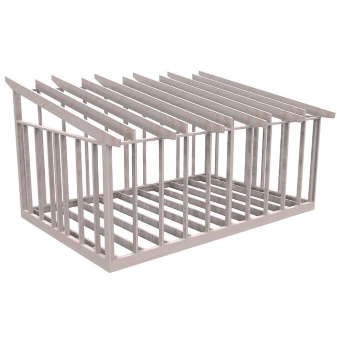 Attefallsstomme Byggstommar 10 grader 6000x3940 mm