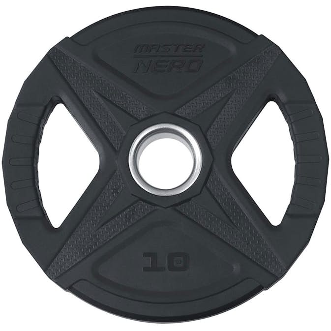 Viktskiva Master Fitness Nero Rubber