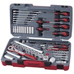 Hylsnyckelsats med 1/4 tum och 1/2 tum fyrkantsfäste Teng Tools TM095