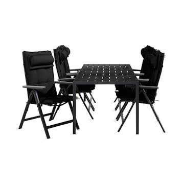 Matgrupp Comfort Garden Tunis Matgrupp Utomhus 90x205 med 6 Monaco Light Stol m Dyna