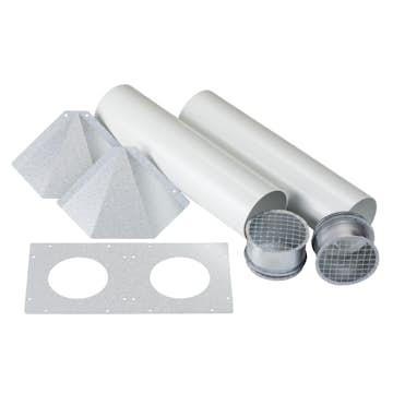 Ytterväggskit Pax Plaströr Eos Ø100