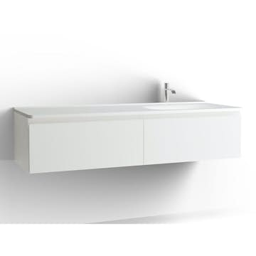 Tvättställsskåp Vedum Flow 1500 med 2 Lådor