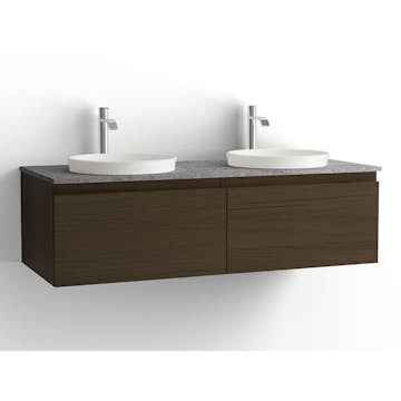 Tvättställsskåp Vedum Flow 1200 Dubbel med 2 Lådor