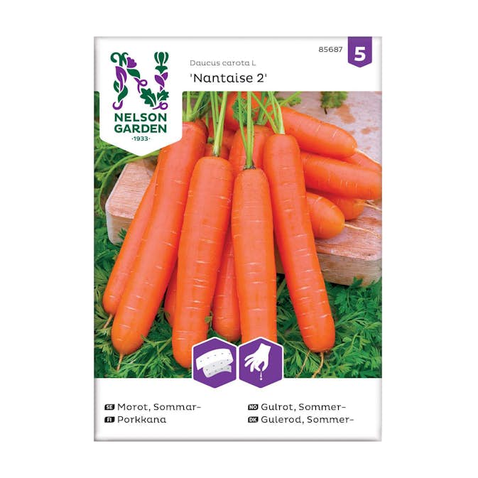 Frö Sommarmorot Nelson Garden Nantaise Såband