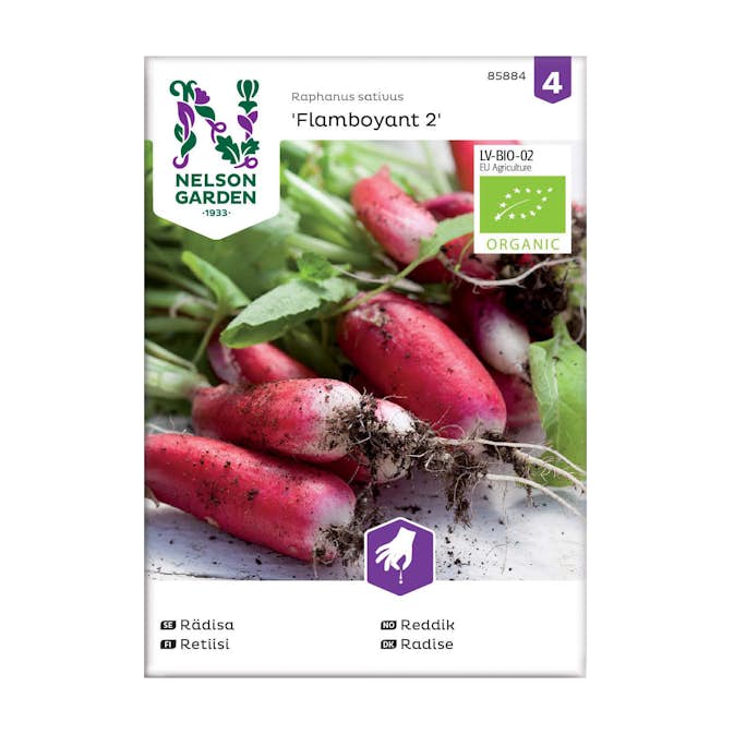 Frö Rädisa Nelson Garden Flamboyant 2 Organic