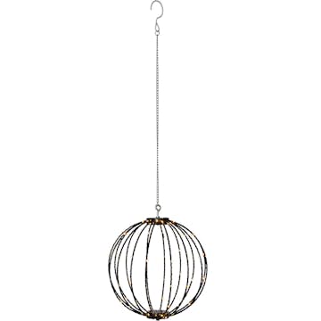 Hängande Dekoration Star Trading Klot Mounty Svart