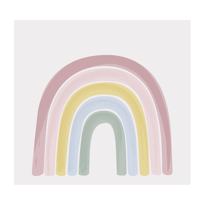 Tapet Little Dutch Rainbow Rosa