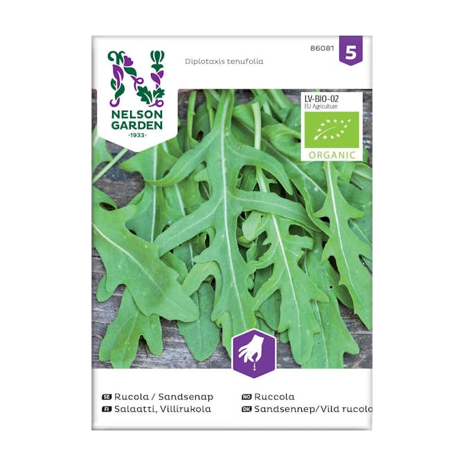 Frö Rucola Sandsenap Nelson Garden Organic