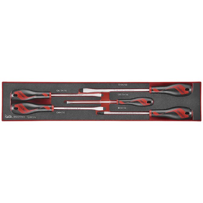Skruvmejselsats 5 delar Teng Tools TEX915N