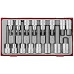 Insex hylsbitssats 16 delar med 1/2 tum fyrkantsfäste Teng Tools TTHEX16
