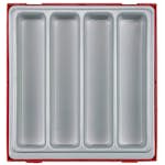 Inbyggnadslåda med 4 fack Teng Tools TTD00