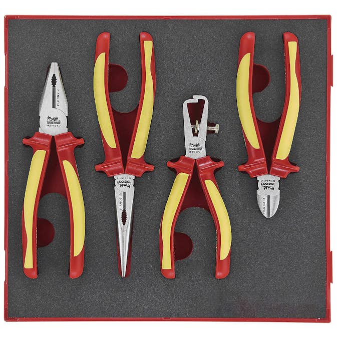 Tångsats 4 delar för 1000 volt Teng Tools TEDV440