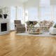 Trägolv Tarkett Pure Ek Natur, Lackat 3-Stavs Parkettgolv