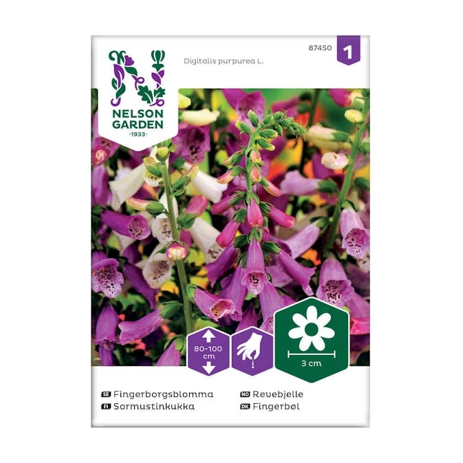 Frö Fingerborgsblomma Nelson Garden Mix