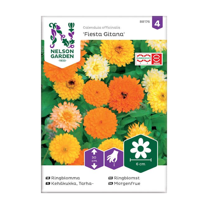 Frö Ringblomma Nelson Garden Fiesta Gitan