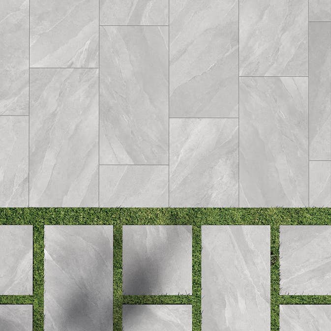 Klinker Lhådös Ekudden Ljusgrå 30x60 cm