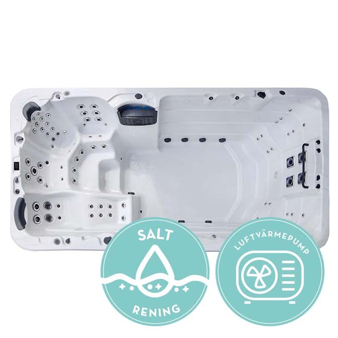 Swimspa Swebad Aqua Gym Max med Värmepump