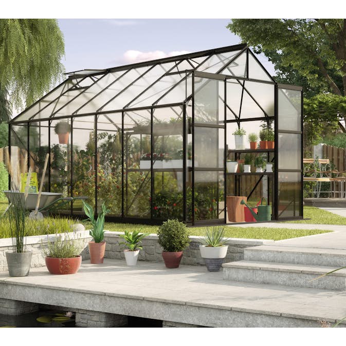 Växthus Vitavia Phoenix med Sockel