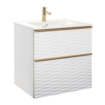 Tvättställsskåp Alterna Isella Aqua Wave med Ariella Tvättställ