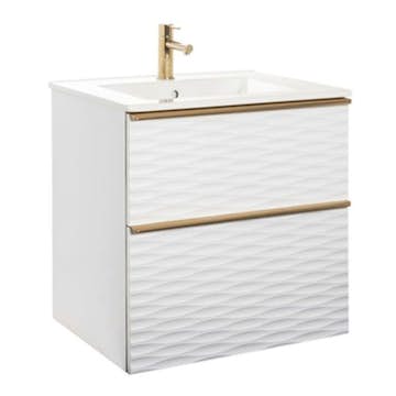 Tvättställsskåp Alterna Isella Aqua Wave med Ariella Tvättställ