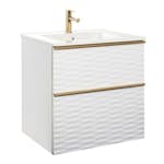 Tvättställsskåp Alterna Isella Aqua Wave med Ariella Tvättställ